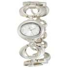 XOXO Womens XO5206 Silver Dial Silver tone Open Link Bracelet Watch