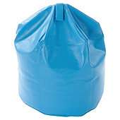 Kaikoo Kids Bean Bags 3Cbft Faux Leather Blue