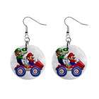   Earrings of Super Mario Bros. Kart Double Dash Mario and Luigi Profile
