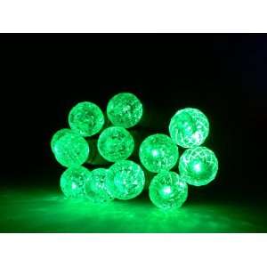 Fortune AC 100G Accents 12 LED Light String, 81 Length, Green  