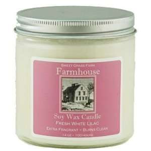  Pure Soy Wax White Lilac Candle