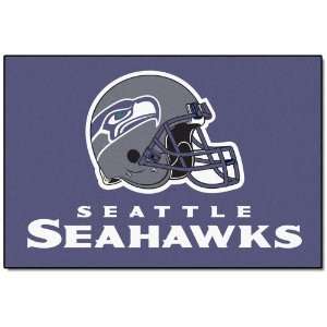  Seattle Seahawks Helmet Chromo Jet Printed Rectangular Area 