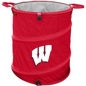  BSS   Wisconsin Badgers NCAA Collapsible Trash Can 