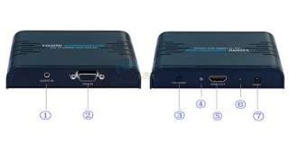   DVD VGA Audio to HDTV HDMI 1080p AV Converter Adapter+ VGA+ HDMI Cable