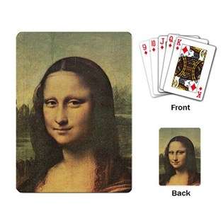 Carsons Collectibles Playing Cards Deck of Mona Lisa by Leonardo da 
