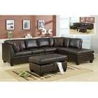   Match Sectional Sofa Set with Reversible Chaise and Storage Ottoman