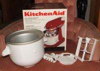 KitchenAid Mixer 5KICA0WH Ice Cream Maker Attachment  