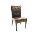  Taft Dark Brown Leather Club Chair