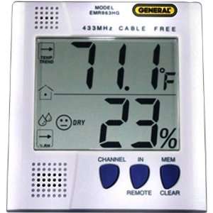  General Tools EMR963HG Wireless Thermo Hygrometer with 