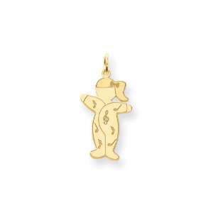  24k Gold Plated Girl Child Music Notes Charm Pendant 
