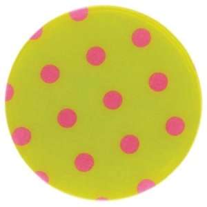 Andreas JO 159 6 1/4 Inch Round Silicone Mat Jar Opener, Green/Pink 