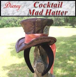 Disney Cocktail MAD HATTER Alice in Wonderland TOP HAT  