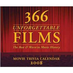  366 Unforgettable Films 2008 Desk Calendar Office 
