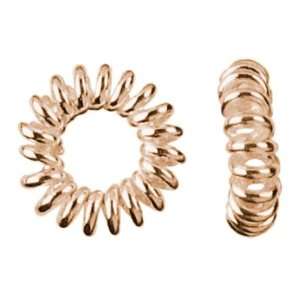  25pc 5.5mm Grooved Ring Spacer   Rose Gold Plate: Arts 