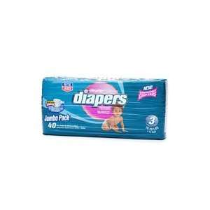   Diapers, Stage 3, 16 28 lbs, Jumbo 40 ea