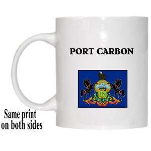    US State Flag   PORT CARBON, Pennsylvania (PA) Mug 
