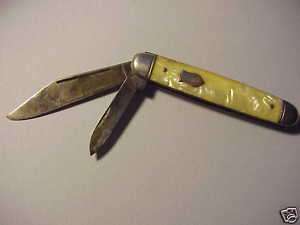 Vintage Pocket Folding Knife With celluloid handle  
