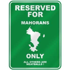  RESERVED FOR  MAHORAN ONLY  PARKING SIGN COUNTRY MAYOTTE 