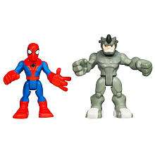 Playskool Heroes Spider Man Adventures 2 Pack   Spider Man and Rhino 