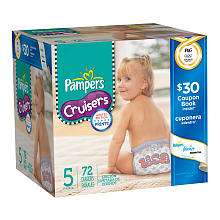Pampers Cruisers Limited Edition USA Diapers Super Pack Size 5   72 Ct 