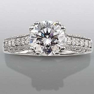 Simulated Diamond Engagement Ring  Vedere Le Stelle™ Jewelry Rings 