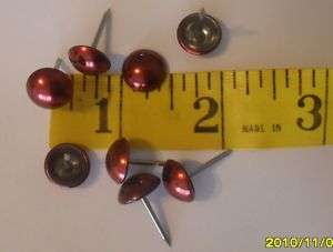 Upholstery Tack Decorative Nails RED Pack 25  