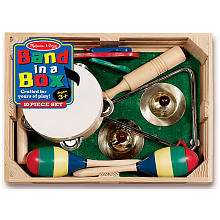 Melissa & Doug Band in a Box Beginner Band Set with Maracas and 