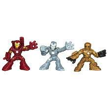   Man 2 Super Hero Squad 3 Pack   Armor Evolutions   Hasbro   