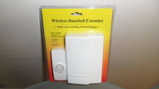 Wireless Indoor/Outdoor Doorbell Extender   Brand New  