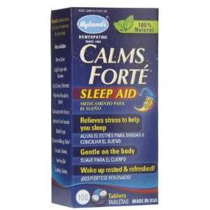  Hylands Calms Forte Sleep Aid Tabs, 100 ct (Quantity of 4 
