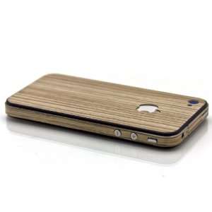   Wood Full Body Skin/Wrap for Apple iPhone 4 & iPhone 4S: Cell Phones