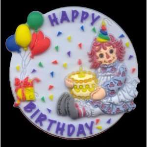Raggedy Ann Happy Birthday Pin