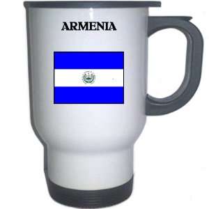  El Salvador   ARMENIA White Stainless Steel Mug 