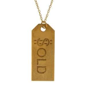  $Old Tag On 18 Chain, Gpe, Usa In Gold Cora Hysinger 
