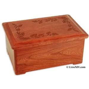  Autumn Leaves Wood Cremation Urn