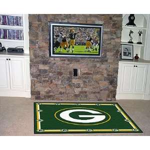  Green Bay Packers Area Rug   NFL Large Accent Floor Mat 