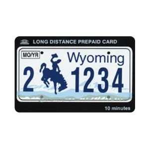   Wyoming License Plate (With Cowboy On Bucking Bronco): Everything Else