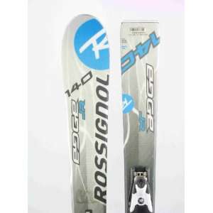  Used Rossignol JR Edge Kids Snow Skis with Binding 140cm B 