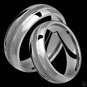 Titanium Rings Wedding Band Sets Engagement Ring Bands  