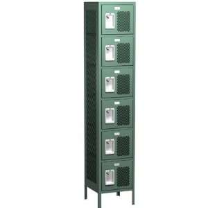  ASI Lockers 361X XX Competitor Series Six Tier Ventilated 