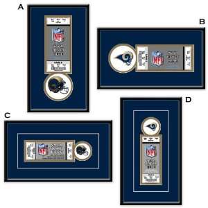  St. Louis Rams Single Ticket Frame: Sports & Outdoors