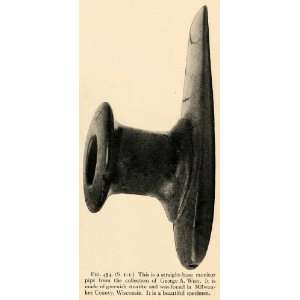  1910 Print Monitor Stone Pipe George West Milwaukee 