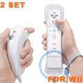 Wii Remote Controller+Nunchuck+Case 4 Nintendo Wii NEW  