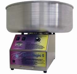 SPIN MAGIC COMMERCIAL COTTON CANDY MACHINE W/METAL BOWL  