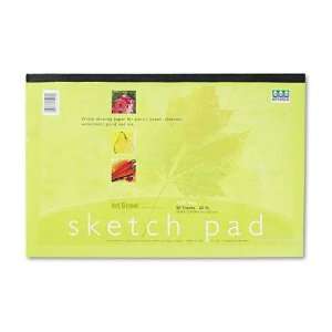   Art Street Sketch Pad, 18 x 12, White, 50 Sheets/Pad: Office Products