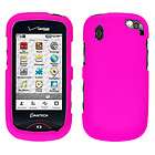   PINK HARD SHELL COVER PHONE CASE+CAR CHARGER for PANTECH PURSUIT II
