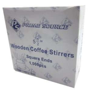  Wooden 5.5 Coffee Stirrer (w/ square ends), 10000/cs 