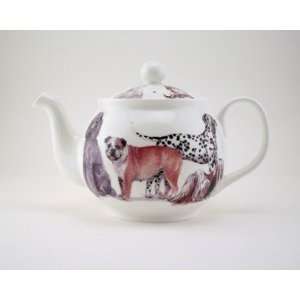  Roy Kirkham Dogs Galore 6 Cup Teapot: Patio, Lawn & Garden