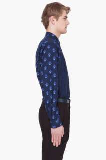 Givenchy Navy Iris & Star Shirt for men  