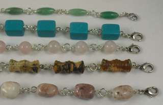   stone braclets//$1 combined s/h ,usa seller. ship fast/(w4.0)  